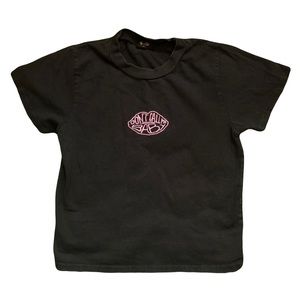 brandy melville john galt don’t call me baby cropped tee